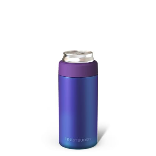 Frost Buddy Universal Mini Can Cooler – Fits 12oz Slim & 7.5oz Mini Cans – Vacuum Insulated Stainless Steel – Keeps Beverages Cold or Hot – Compact, Travel & Cup Holder Friendly | Amazon (US)