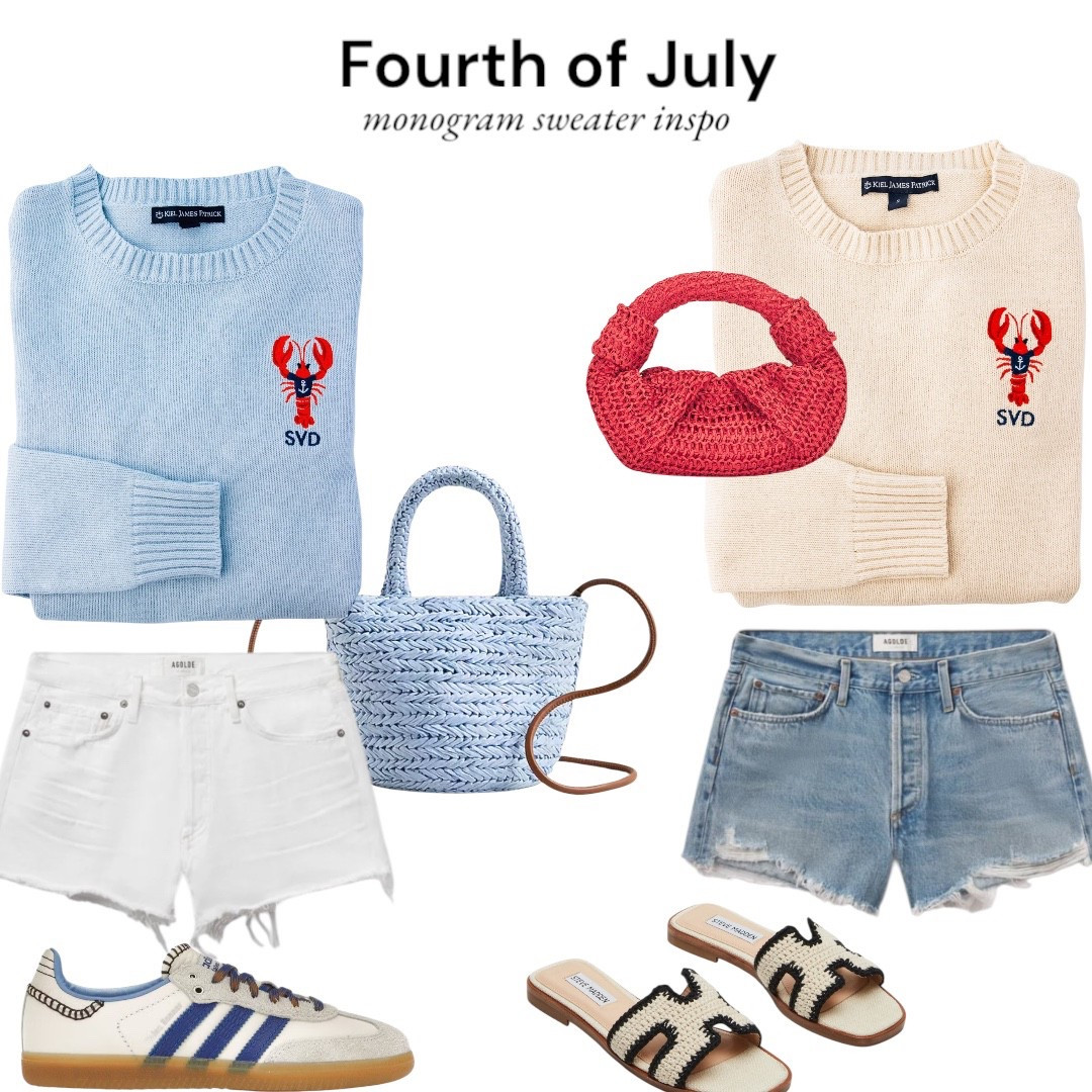 Cutest monogrammed sweaters for 4th of July!!!!🩵❤️

#LTKSummerEdit #LTKBeauty #LTKStyleTip