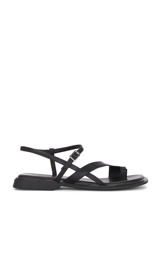 Vagabond Shoemakers Izzy Sandal in Black. - size 40 | Revolve Clothing (Global)