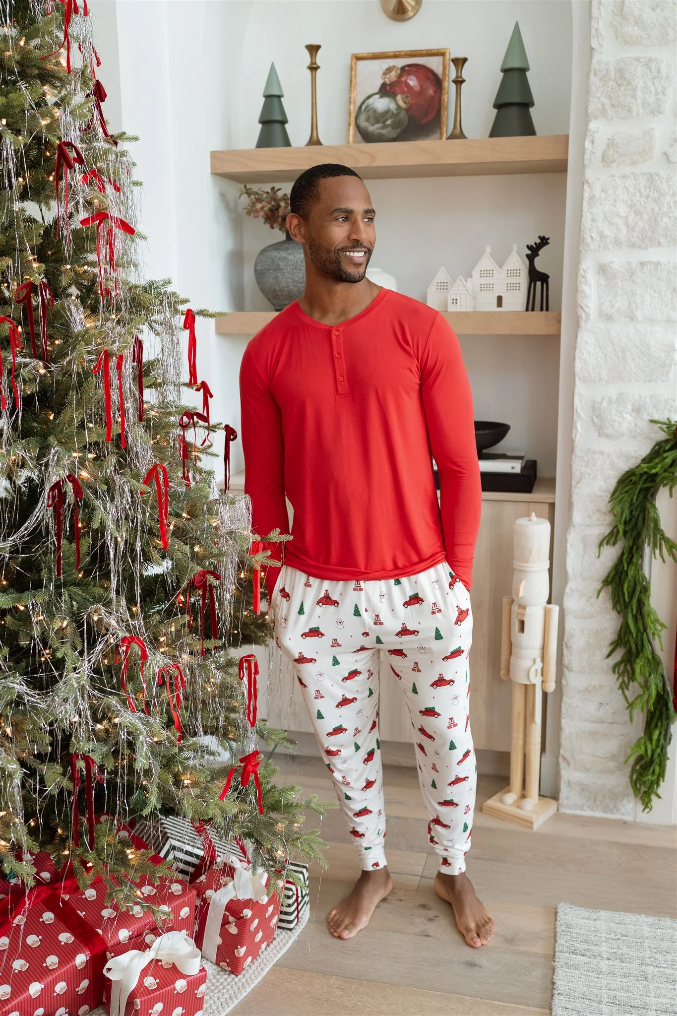 Red Holly Jolly Cruisers Men's Jogger PRE-ORDER SHIPPING 10/23-10/30 | In My Jammers