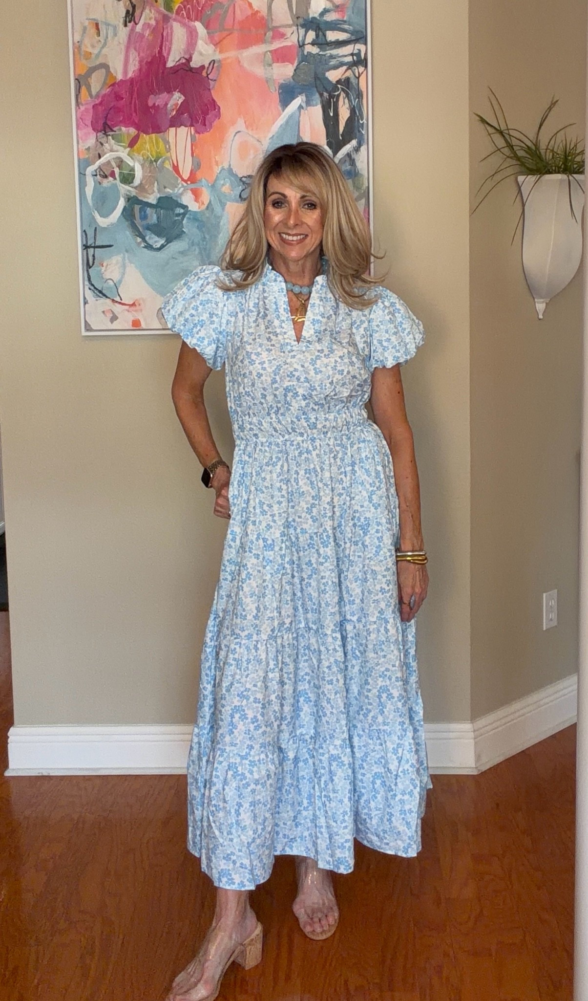 Wedding? Shower? Vacation? Pack this dress! Great for everyday too! So flattering and feminine. 
Shoes are a must have! 
Runs TTS

#LTKootd #LTKOver40 #LTKSaleAlert