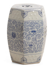 14x18 Lotus Hexagonal Decorative Stool | Chairs & Seating | Marshalls | Marshalls