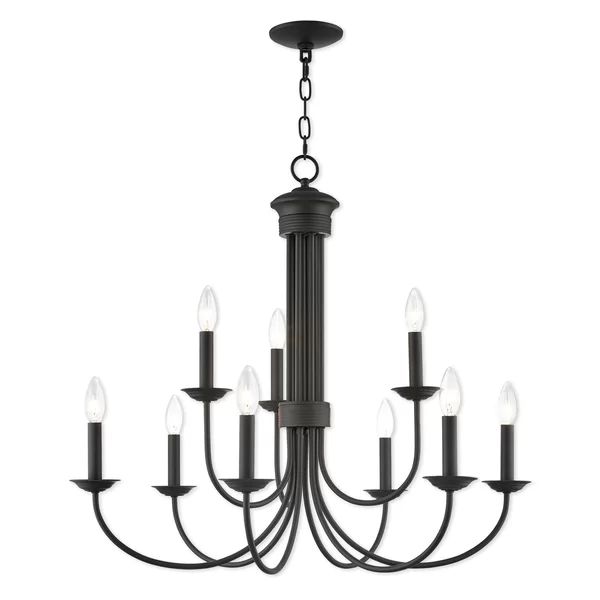 Newby 9 - Light Candle Style Classic / Traditional Chandelier | Wayfair North America