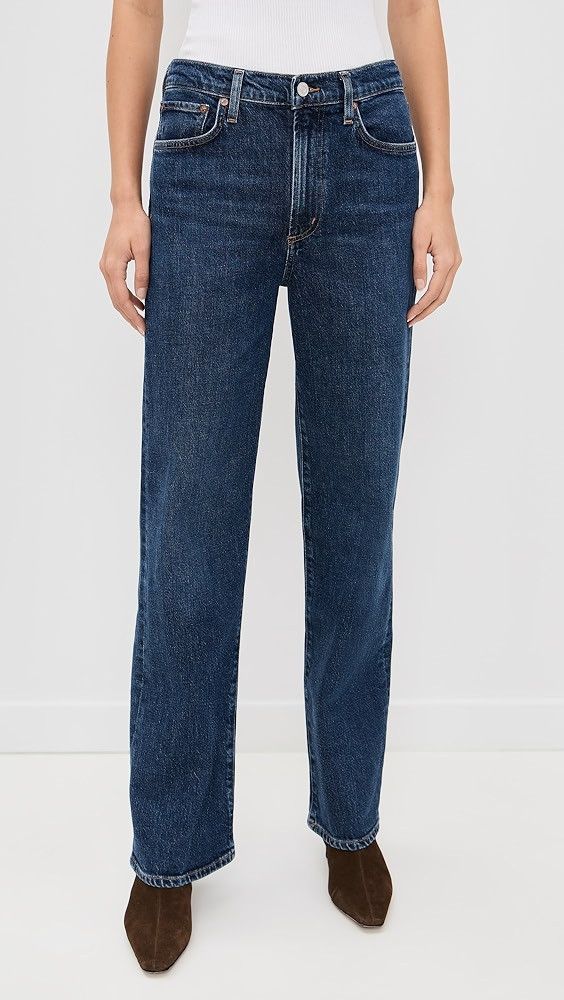 Harper Jeans Mid Rise Relaxed Straight Jeans | Shopbop