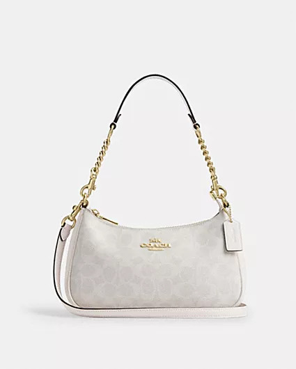 Teri Shoulder Bag In Signature Canvas | Coach Outlet US