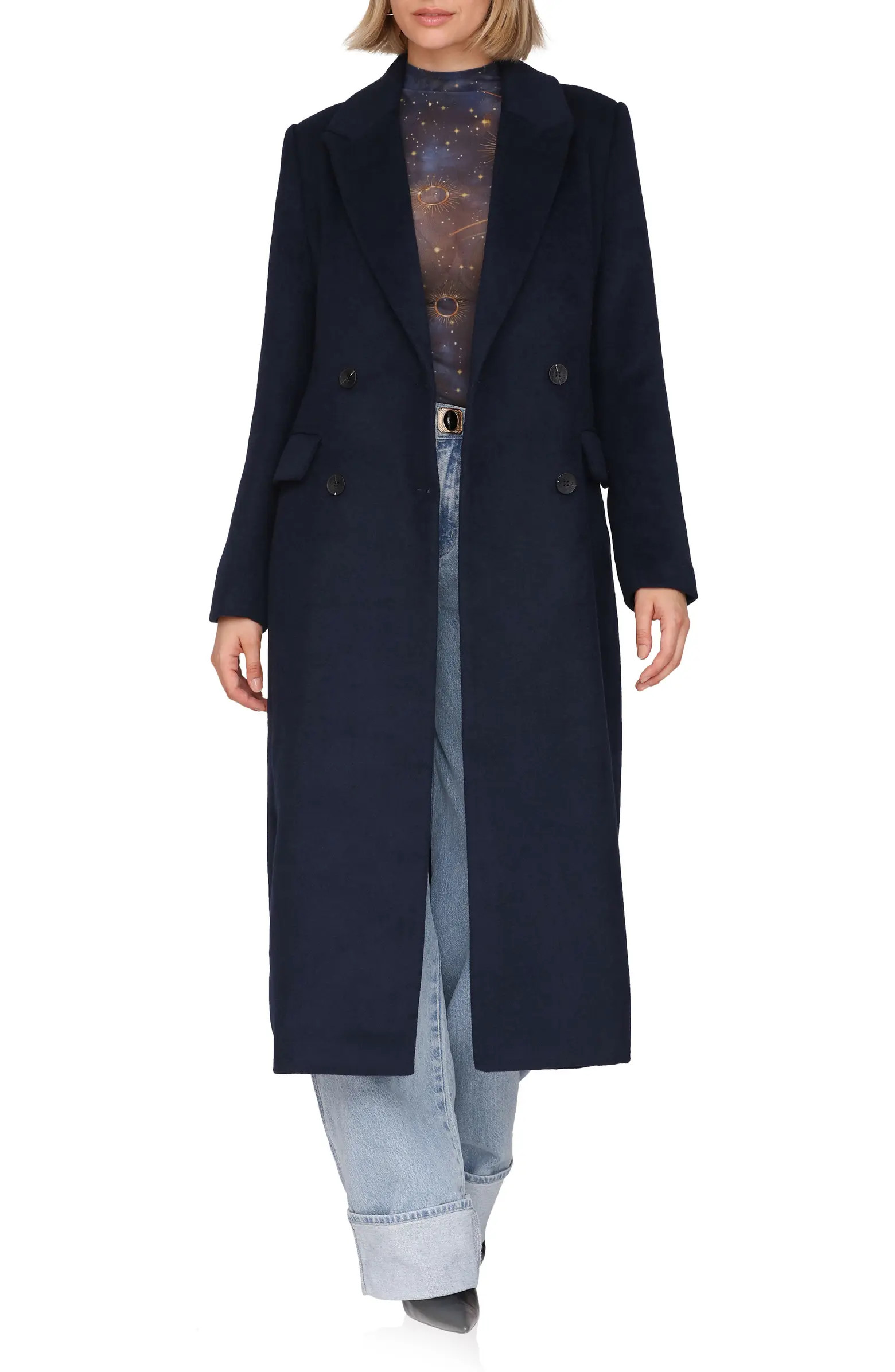 Relaxed Double Breasted Coat | Nordstrom