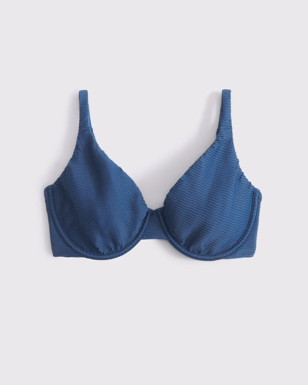 Curve Love High Apex Underwire Bikini Top | Abercrombie & Fitch (US)