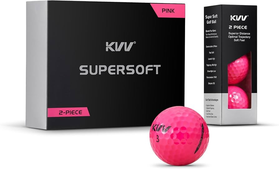 KVV 2-Piece Golf Balls, High Performance Golf Ball for Distance Super Soft, One Dozen | Amazon (US)