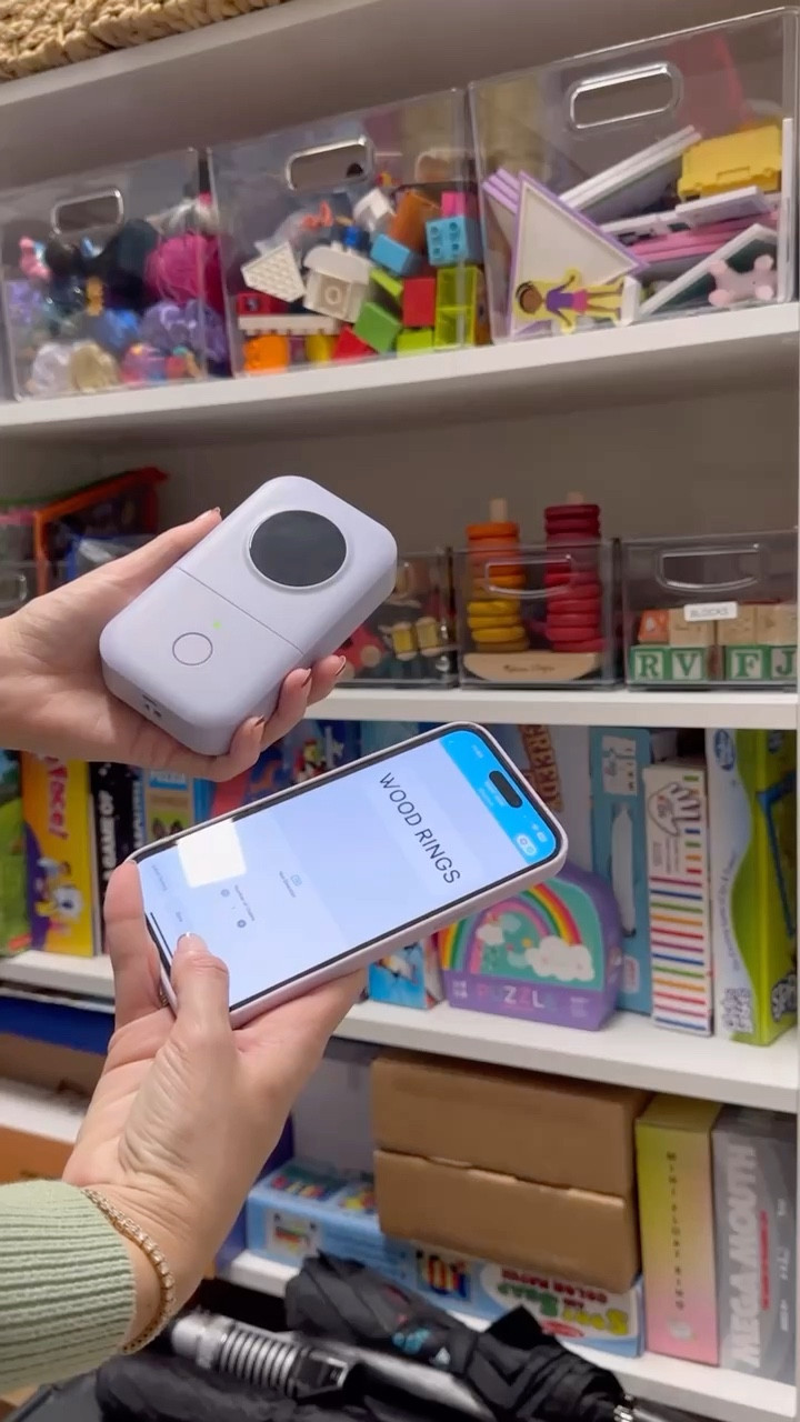 I’m obsessed with this Bluetooth Inkless label maker! Connects to an app on your phone and you can customize font type, font size, even bold and underline. This takes my organization to the next level! 💃❤️

#LTKFind #LTKfamily #LTKhome