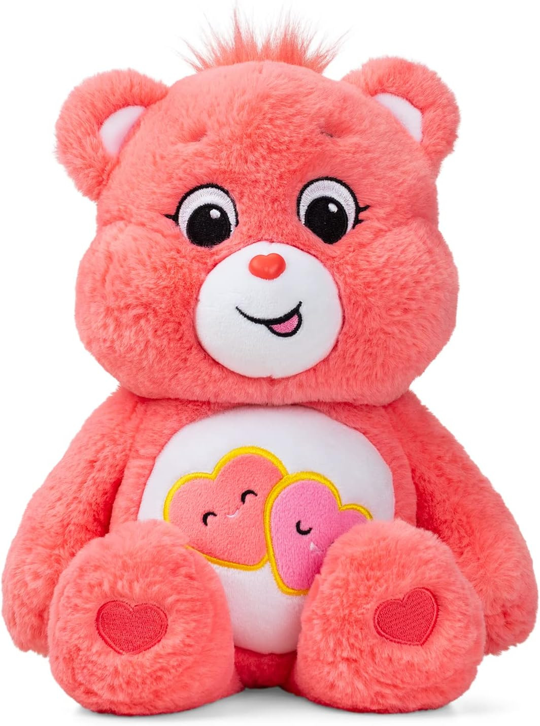 Care Bears 22084 14 Inch Medium Plush Love-A-Lot Bear, Collectable Cute Plush Cuddly Toys for Chi... | Amazon (US)