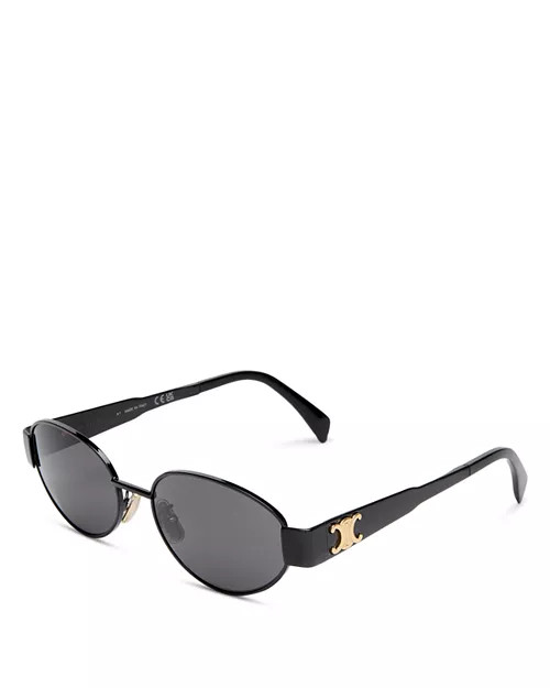 Triomphe Metal Round Sunglasses, 54mm | Bloomingdale's (US)