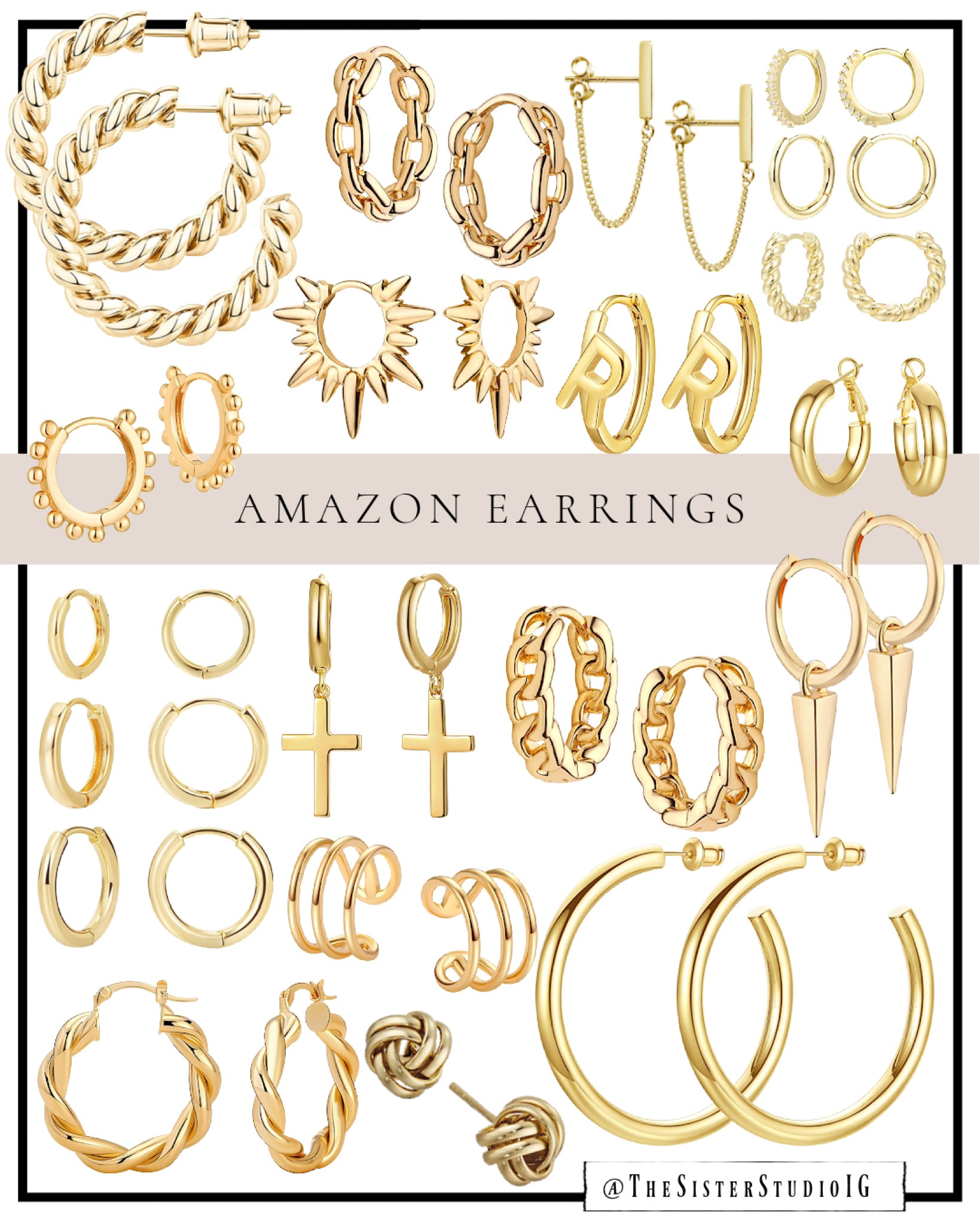So many cute earrings options on Amazon!😍😍 