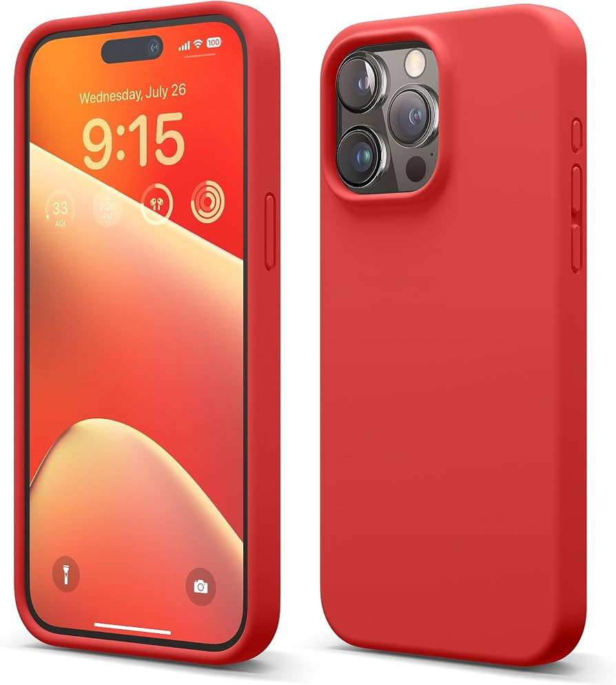 elago Compatible with iPhone 15 Pro Max Case, Liquid Silicone Case, Full Body Protective Cover, S... | Amazon (US)