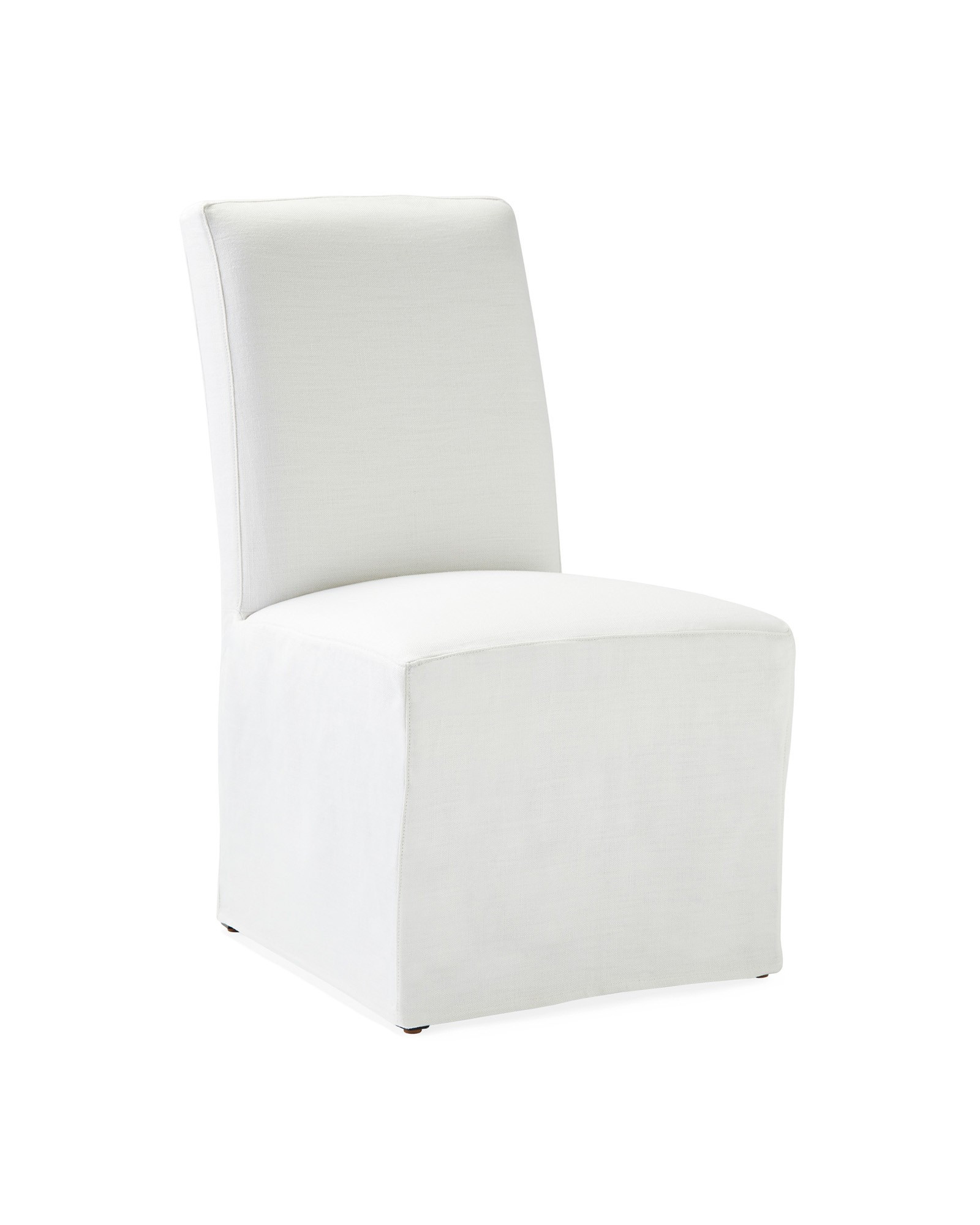 Ross Side Chair - Long Slipcovered | Serena and Lily