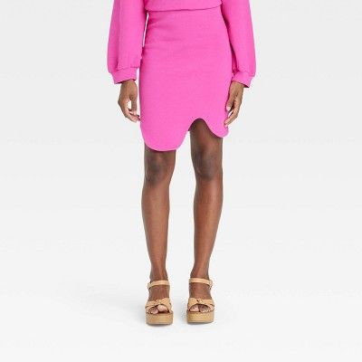 Black History Month Target x Sammy B Women's High-Rise Scuba A-Line Skirt - Pink | Target