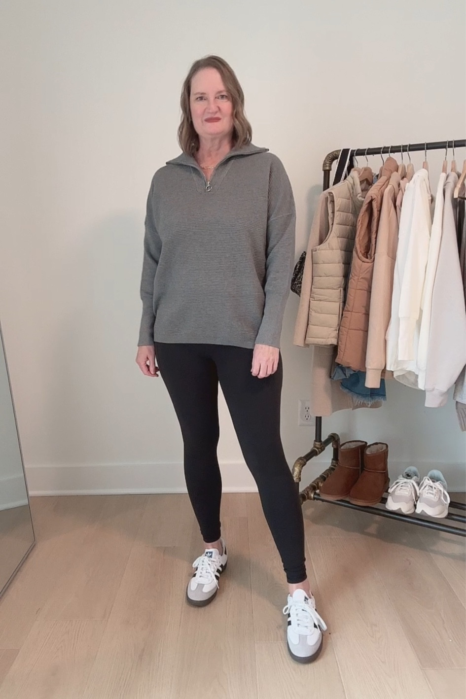 Amazon and Quince Try-On Haul ✔️I’m prepping my winter capsule wardrobe, so I ordered and tried on some athleisure and casual styles ✨ Find out which pieces I kept and returned in the blog post 😉

Athleisure, leggings, puffer vest, jacket, pullover, sweatshirt, flare leggings, joggers, long sleeve tee, cardigan, sneakers, Birkenstocks, striped tee, casual, outfits

#LTKMidsize #LTKActive #LTKFindsUnder50