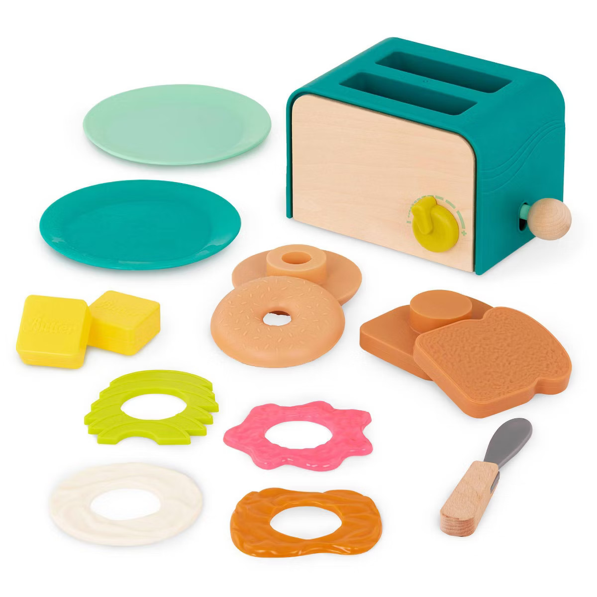 B. toys - Play Food Set Mini Chef - Breakfast Toaster Playset | Target