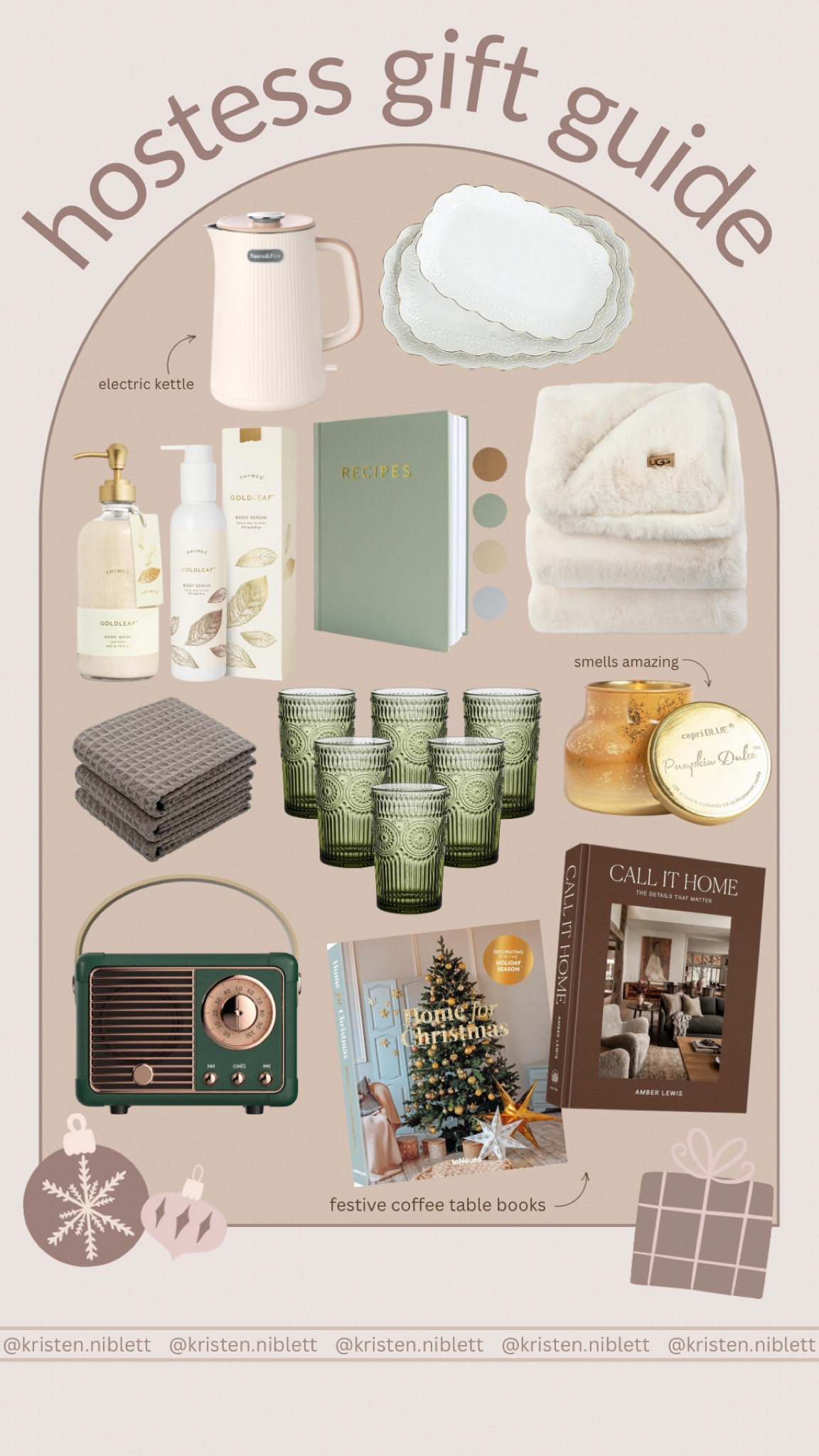 Amazon gift guide for all the hostess this holiday season! // Vintage inspired Bluetooth speaker, festive glasses, and more that will suite any hostess!

#LTKSeasonal #LTKGiftGuide #LTKHoliday