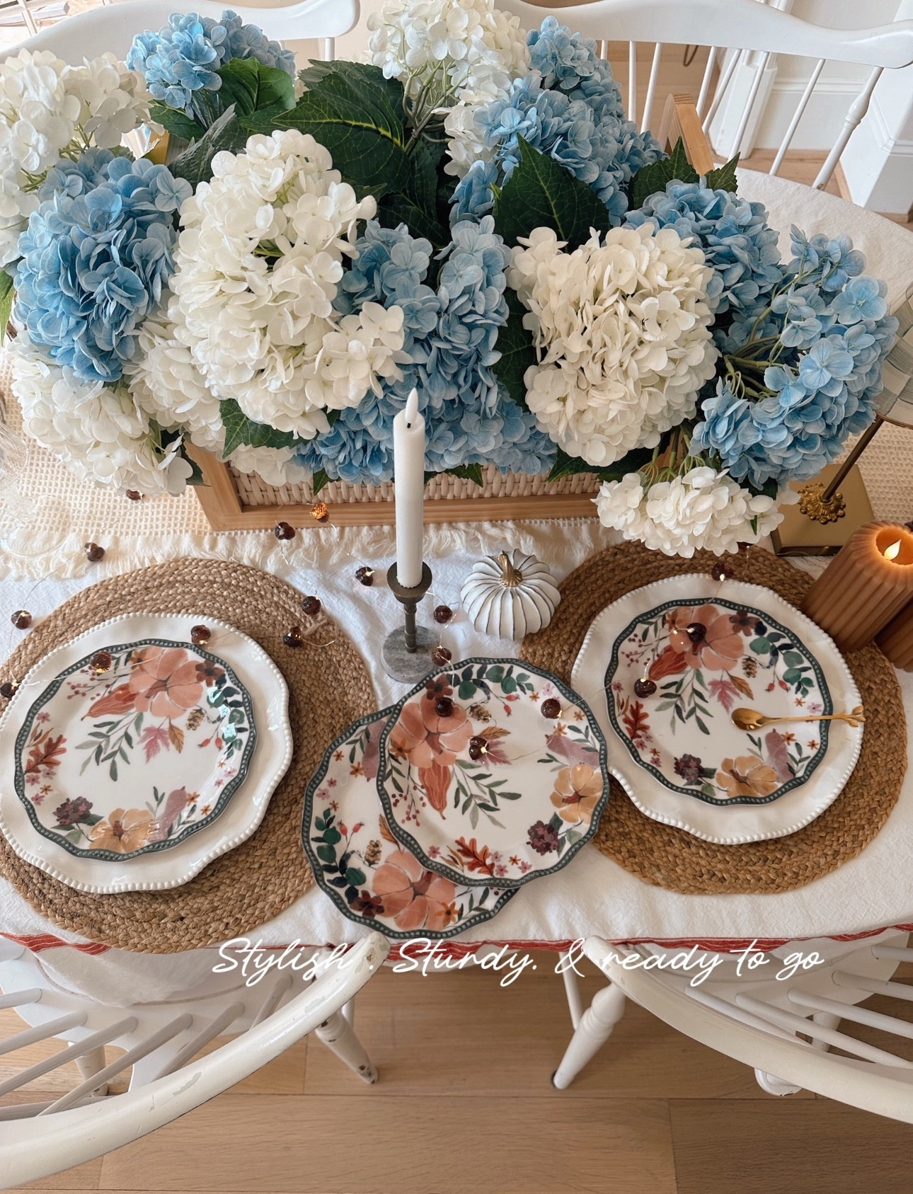 Fall florals, scalloped edges, and the prettiest details for your autumn table 🍂✨ Perfect for hosting or just making everyday meals feel special! 

#LTKFamily #LTKSeasonal #LTKHome