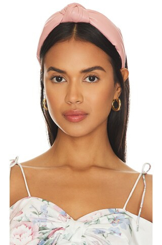 Faux Leather Knotted Headband
                    
                    Lele Sadoughi | Revolve Clothing (Global)