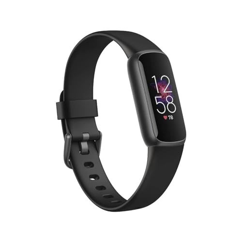 Fitbit Luxe-Fitness and Wellness-Tracker with Stress Management, Sleep-Tracking and 24/7 Heart Rate, Black/Graphite, One Size (S & L Bands Included) | Amazon (US)