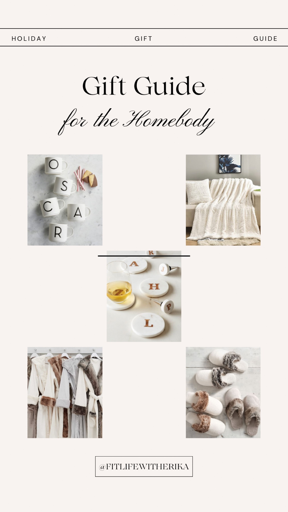 Gift Guide for the Homebody.
Beautiful tea cups, coasters, comfortable slippers, warm robe, and soft blanket.

#LTKfamily #LTKGiftGuide #LTKHoliday