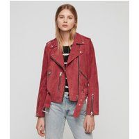 AllSaints Suede Balfern Biker Jacket | AllSaints (UK)