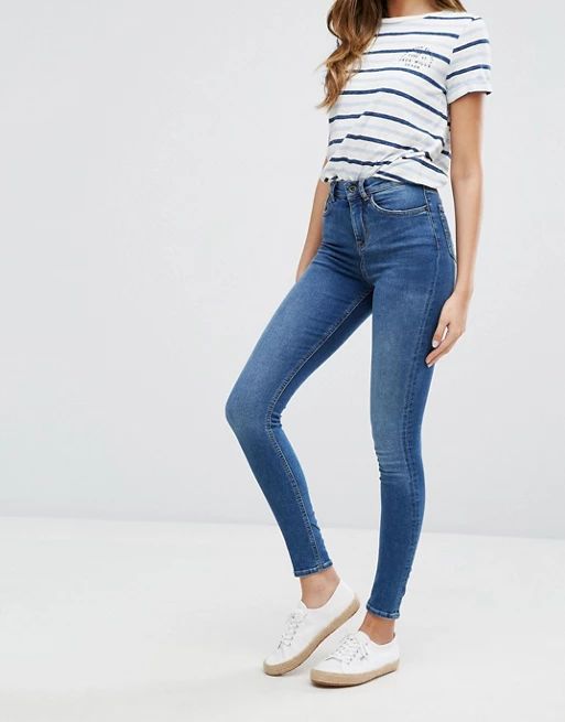 Jack Will – Fernhman – Super enge Jeans mit hohem Bund | Asos DE