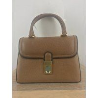 1970's Susan Gail Brown Handbag|Mini Handbag|Small Satchel|Brown Box Purse|Vintage Italian Purse | Etsy (US)