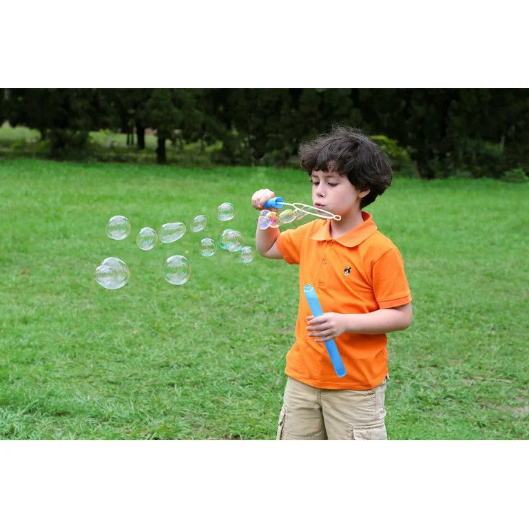 Play Day Bubble Maker Stick Toy with 30 Ounce Bubble Solution, 6 Pack, Multiple Colors, Child Age... | Walmart (US)