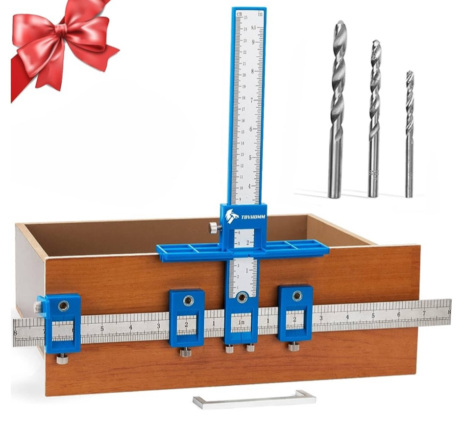 Cabinet hardware jig- make it easier to create perfectly spaced holes every time   

#LTKGiftGuide #LTKHome #LTKFamily