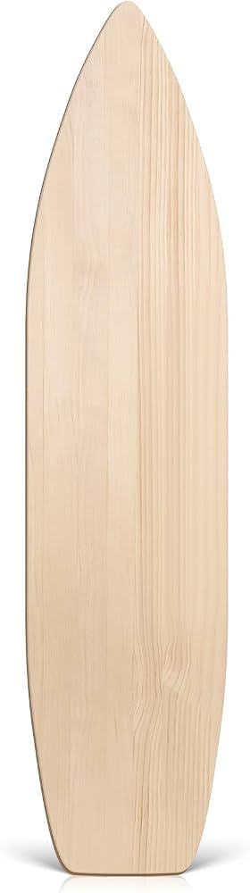 6 ft Wood Surfboard Wall Art Unfinished DIY Hanging Wood Longboard Vintage Wooden Beach Decorativ... | Amazon (US)