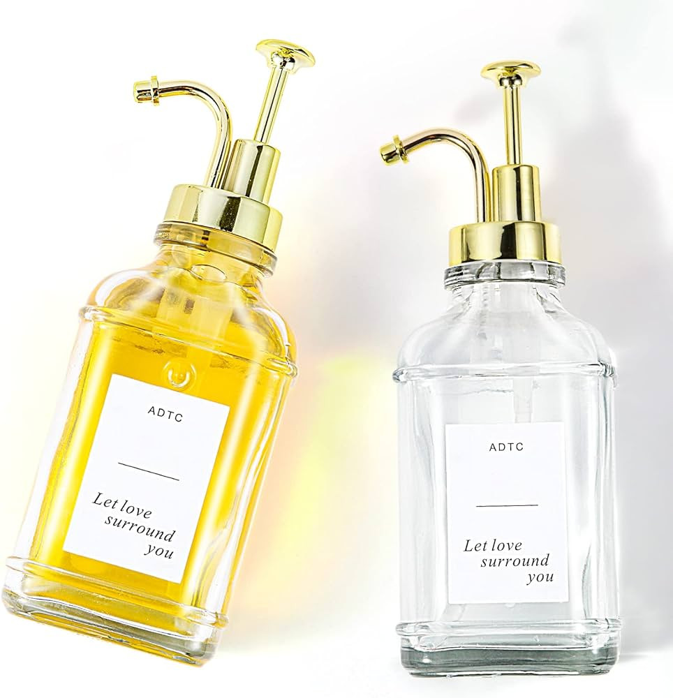 ADTC Coffee Syrup Dispenser,Syrup Dispenser,Glass Syrup Bottle with Pump,Syrup Bottle for Coffee,... | Amazon (US)