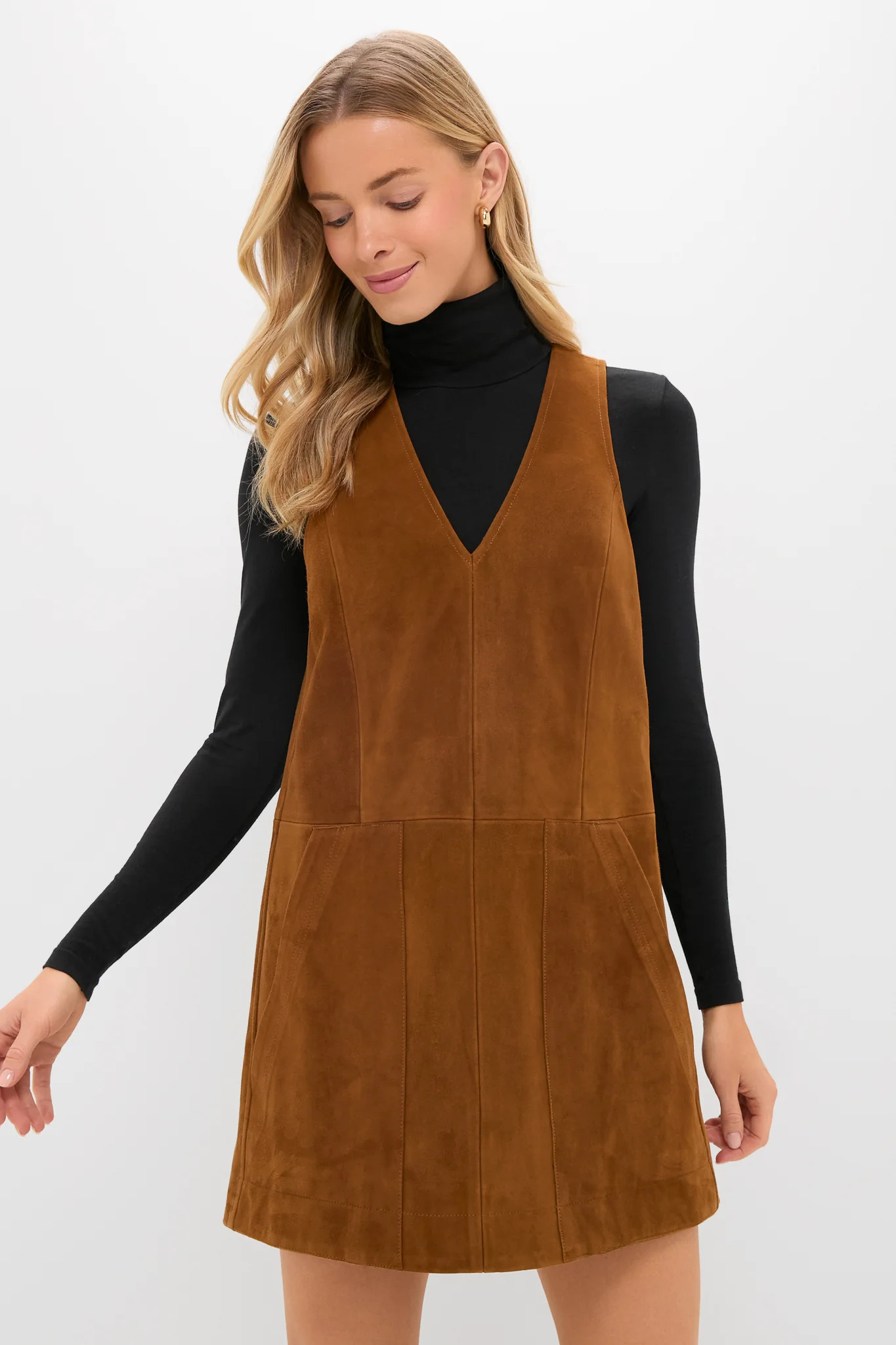Toffee Suede Bailey Dress | Tuckernuck (US)