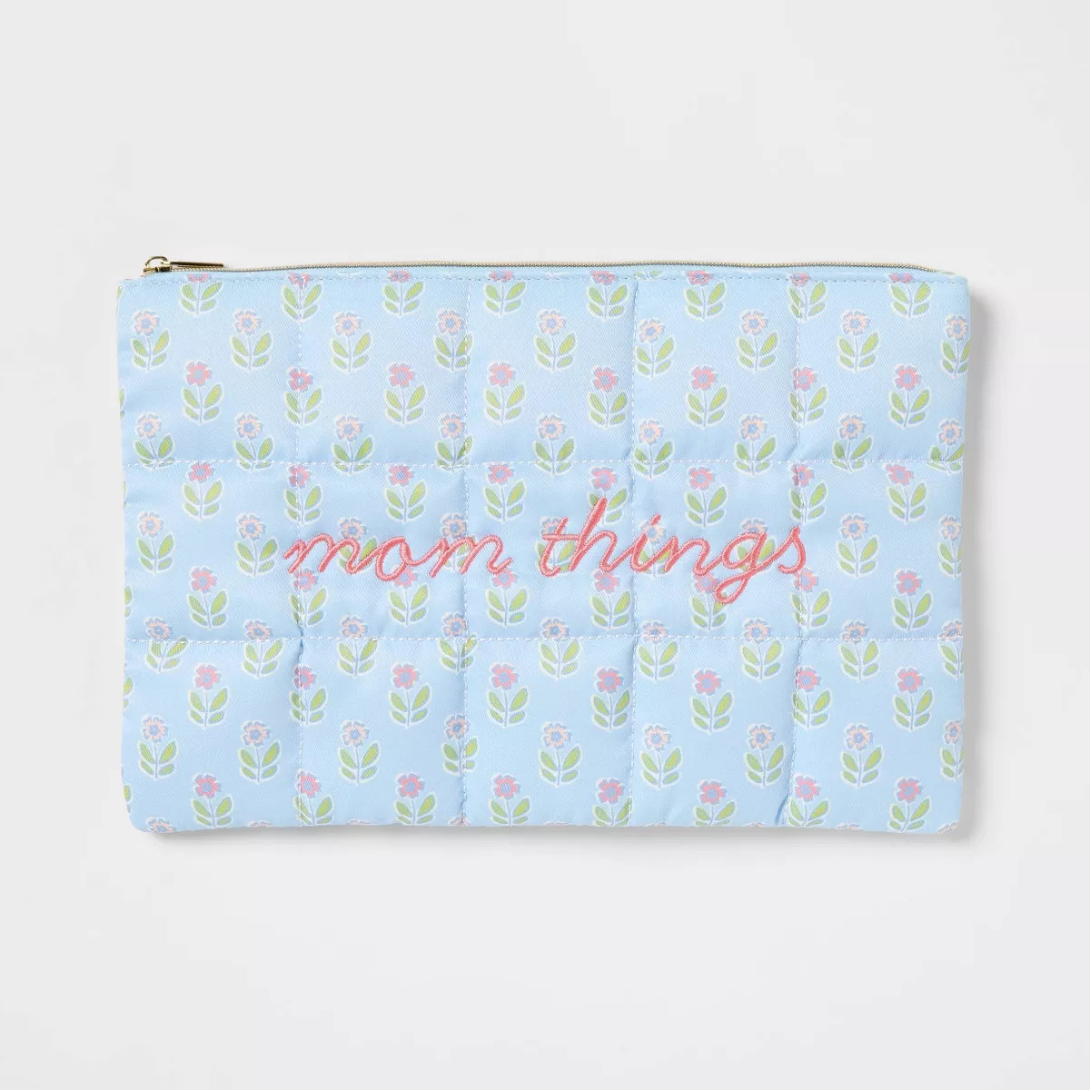 Mom Things Oversized Pouch Blue - Spritz™ | Target