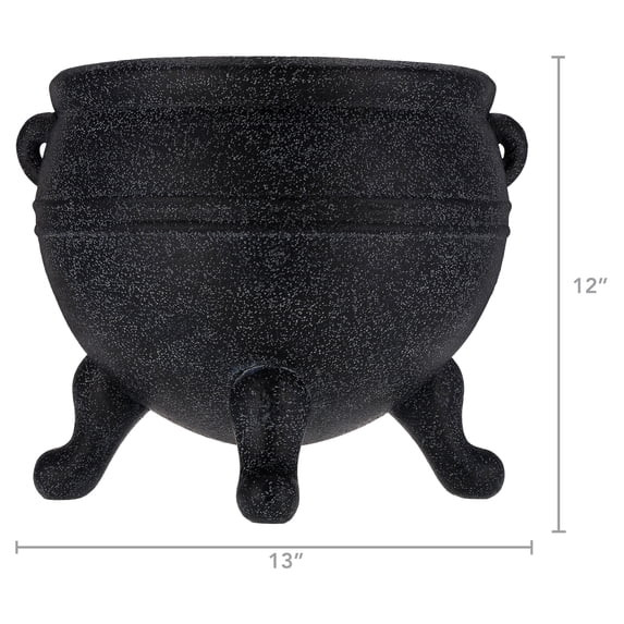 My Texas House Cauldron Decorative Planter, Black, 14" x 12" | Walmart (US)