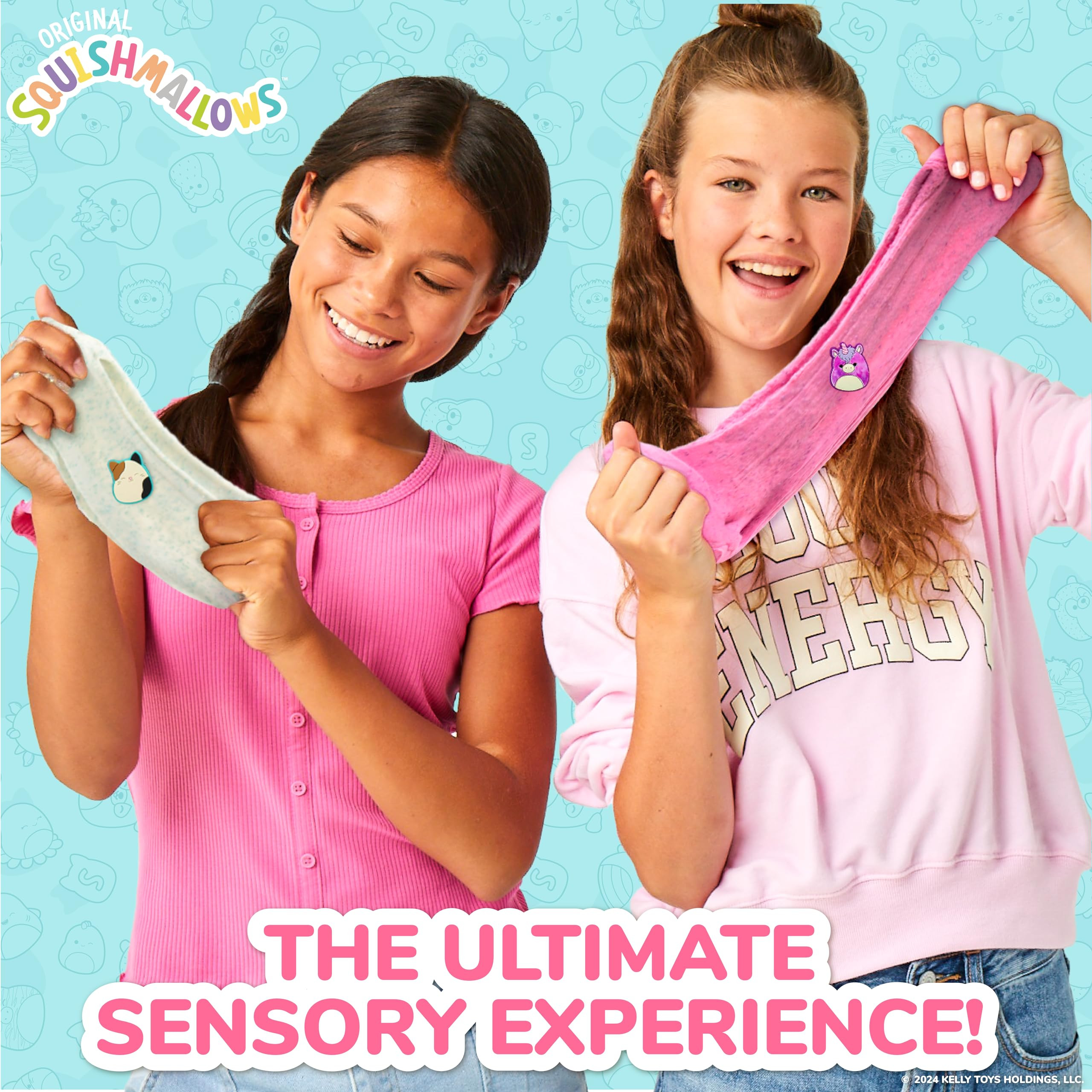 Original Squishmallows Premium Cloud Slime - Cam The Cat, Coconut Scent | Amazon (US)