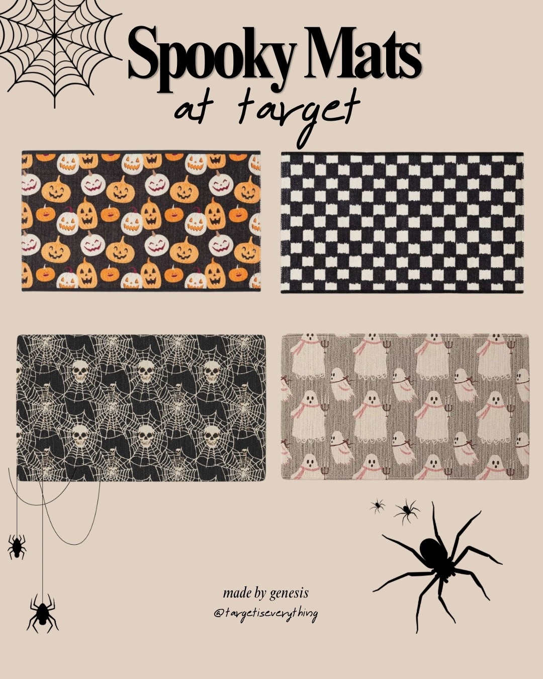 Super cute Halloween mats! 

Target finds, target deals, Halloween

#LTKHome #LTKSaleAlert