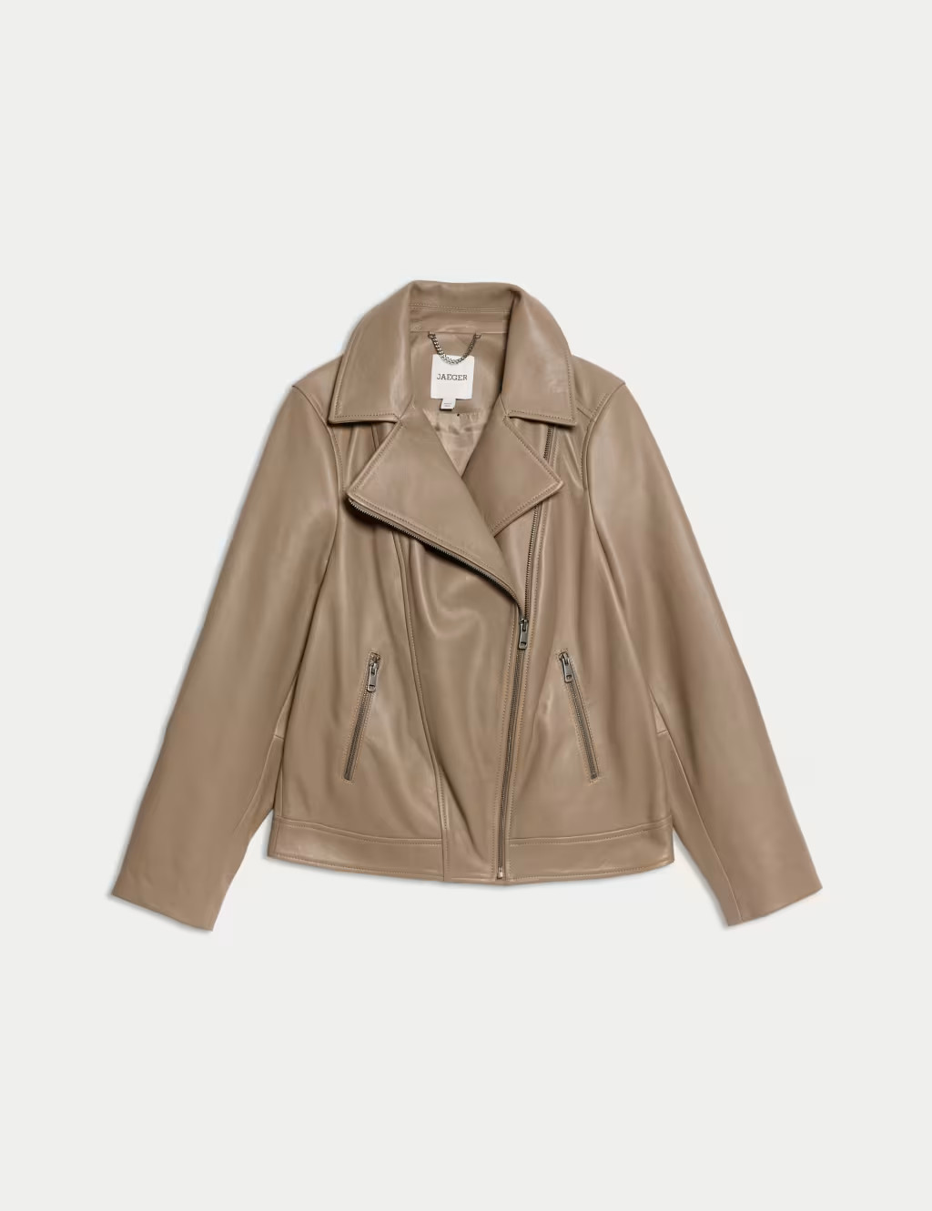 Oversized Leather Biker Jacket | Marks & Spencer (UK)
