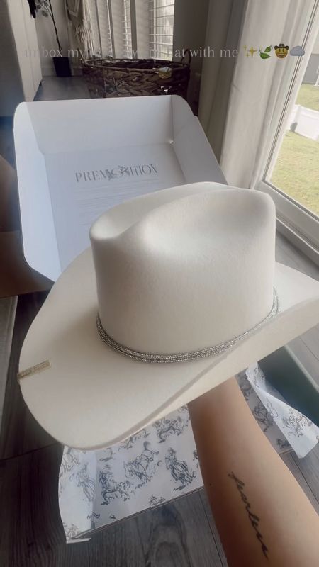 SHES PERFECT. 
This cowgirl hat will be my new staple to every outfit I wear ✨🤠🍃🧺🍒⚡️☁️

premonition goods does it again! This is my second hat from them! Definitely won’t be my last! So exited to style this! Perfect for festival season right around the corner!
A great gift idea too for a loved one! 🤠🥹☁️🌼🌸

Country Concert HAT - perfect for your next country music festival, Nashville trip, or bachelorette party!

Country concert outfit, western fashion, concert outfit, western style, rodeo outfit, cowgirl outfit, cowboy boots, bachelorette party outfit, Nashville style, Texas outfit, sequin top, country girl, Austin Texas, cowgirl hat, pink outfit, cowgirl Barbie, Stage Coach, country music festival, festival outfit inspo, western outfit, cowgirl style, cowgirl chic, cowgirl fashion, country concert, Morgan wallen, Luke Bryan, Luke combs, Taylor swift, Carrie underwood, Kelsea ballerini, Vegas outfit, rodeo fashion, bachelorette party outfit, cowgirl costume, western Barbie, cowgirl boots, cowboy boots, cowgirl hat, cowboy boots, white boots, white booties, rhinestone cowgirl boots, silver cowgirl boots, white corset top, rhinestone top, crystal top, strapless corset top, pink pants, pink flares, corduroy pants, pink cowgirl hat, Shania Twain, concert outfit, music festival


#LTKGiftGuide #LTKstyletip #LTKFestival