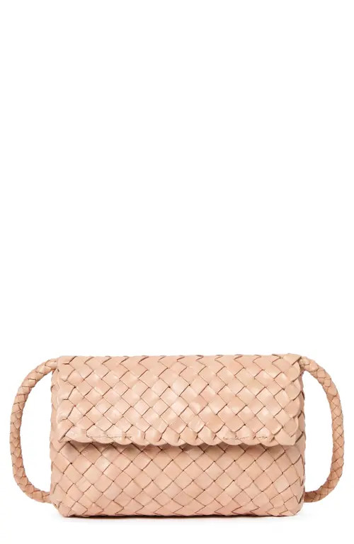 Loeffler Randall Vinnie Woven Leather Crossbody Bag in Desert Sand at Nordstrom | Nordstrom