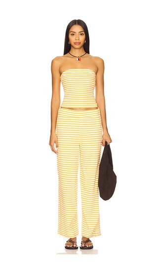 Free People x free-est Sailor Tube Set In Papaya Combo in Peach. - size M | Revolve Clothing (Global)