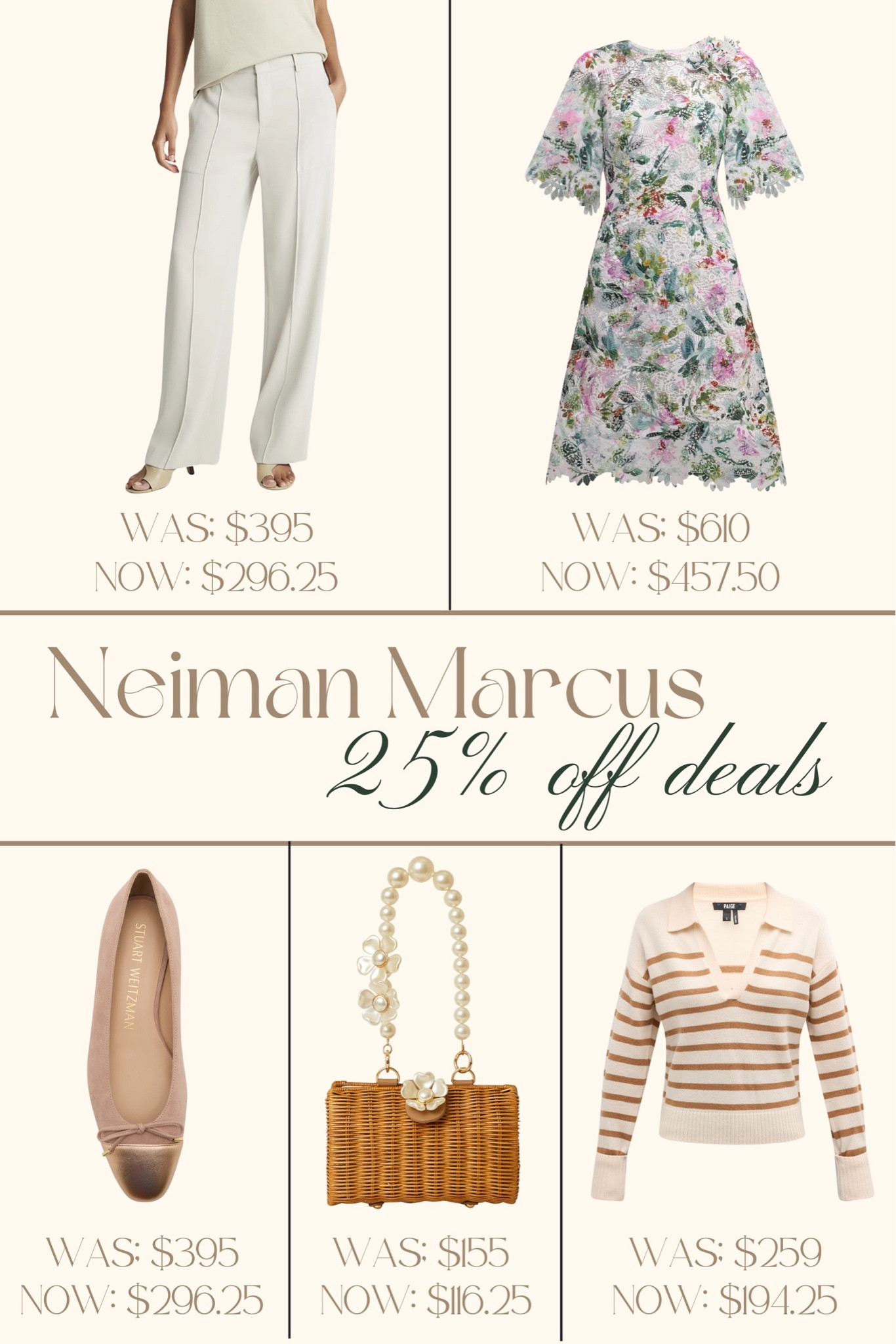 Score 25% off of the original price from Neiman Marcus sale.

Find luxurious, splurge worthy pieces from dresses to tops, to pants, and bags!#LTKstyletip #LTKsalealert

#LTKSaleAlert #LTKSeasonal