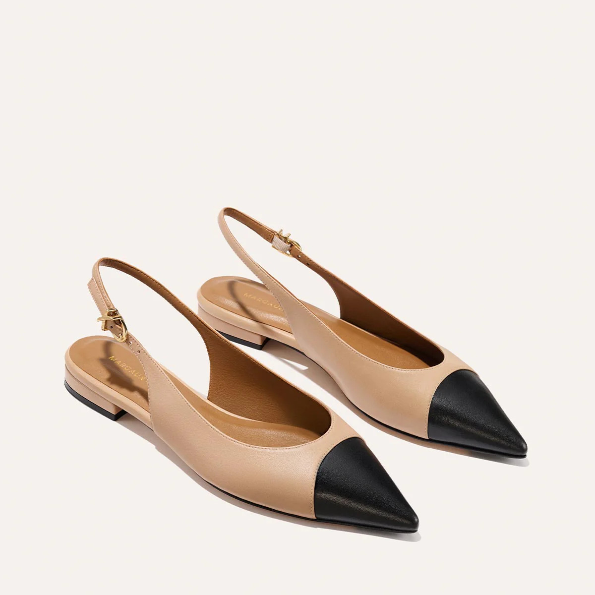 The Elise Flat Pointed-Toe Slingback | Margaux
