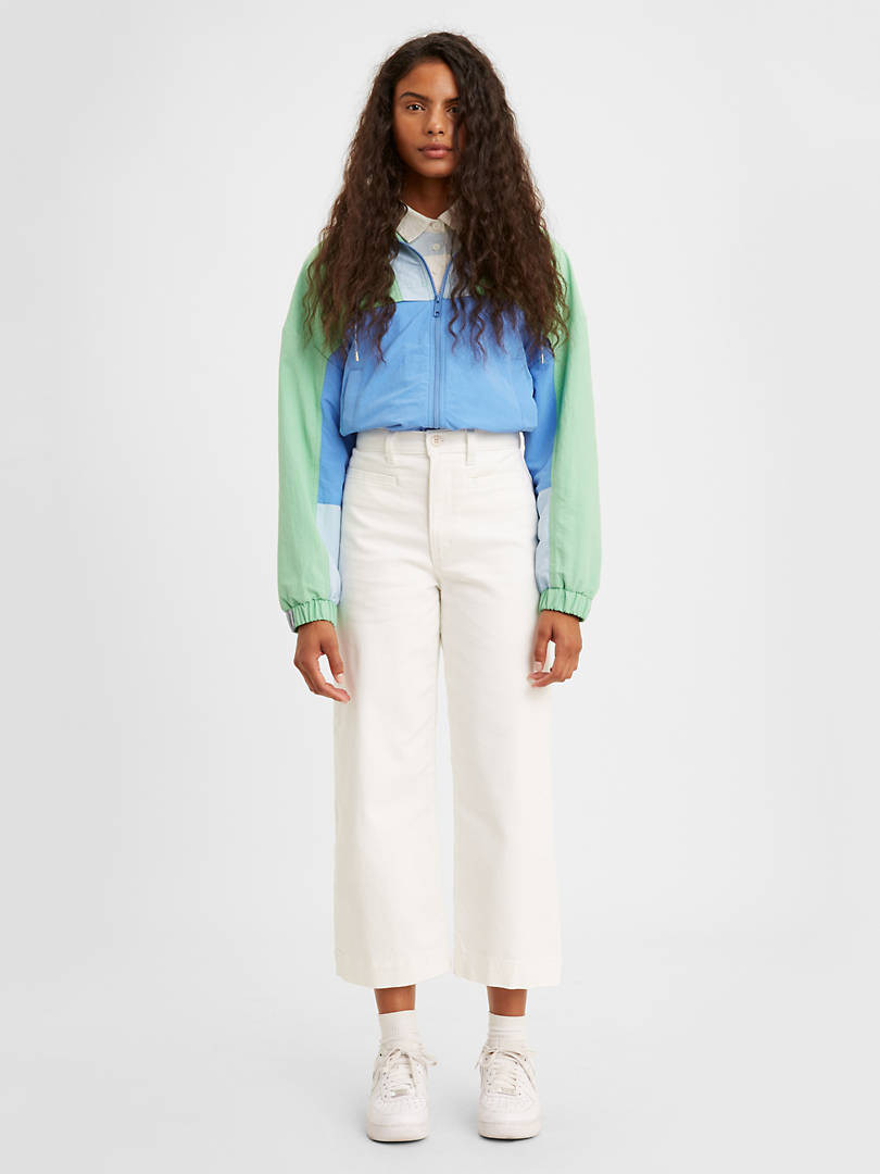 Ribcage Wide Leg Cropped Women's Pants | LEVI'S (US)