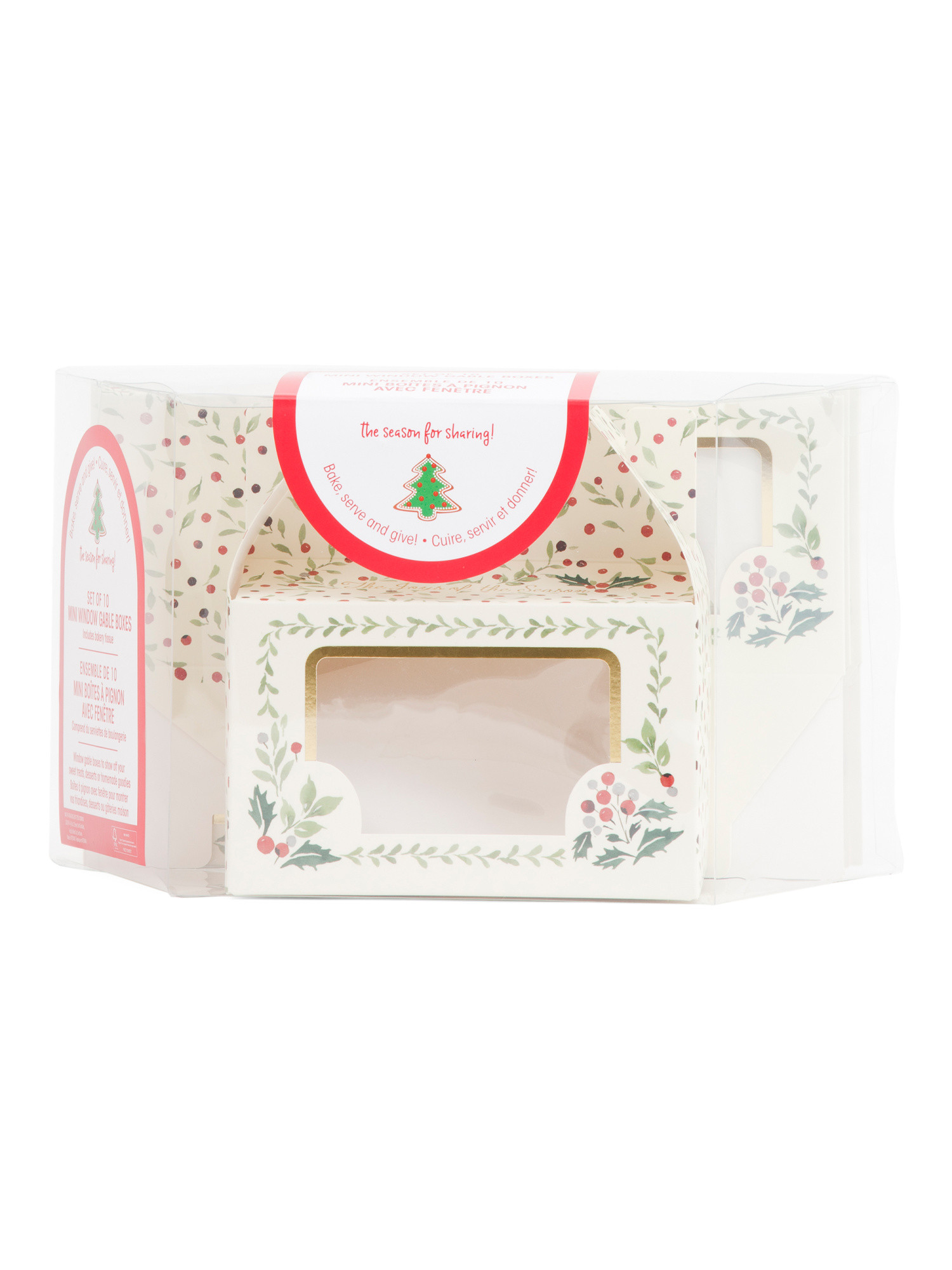 10pk 5.5x3.5 Treat Box Set With Bakery Tissue | TJ Maxx