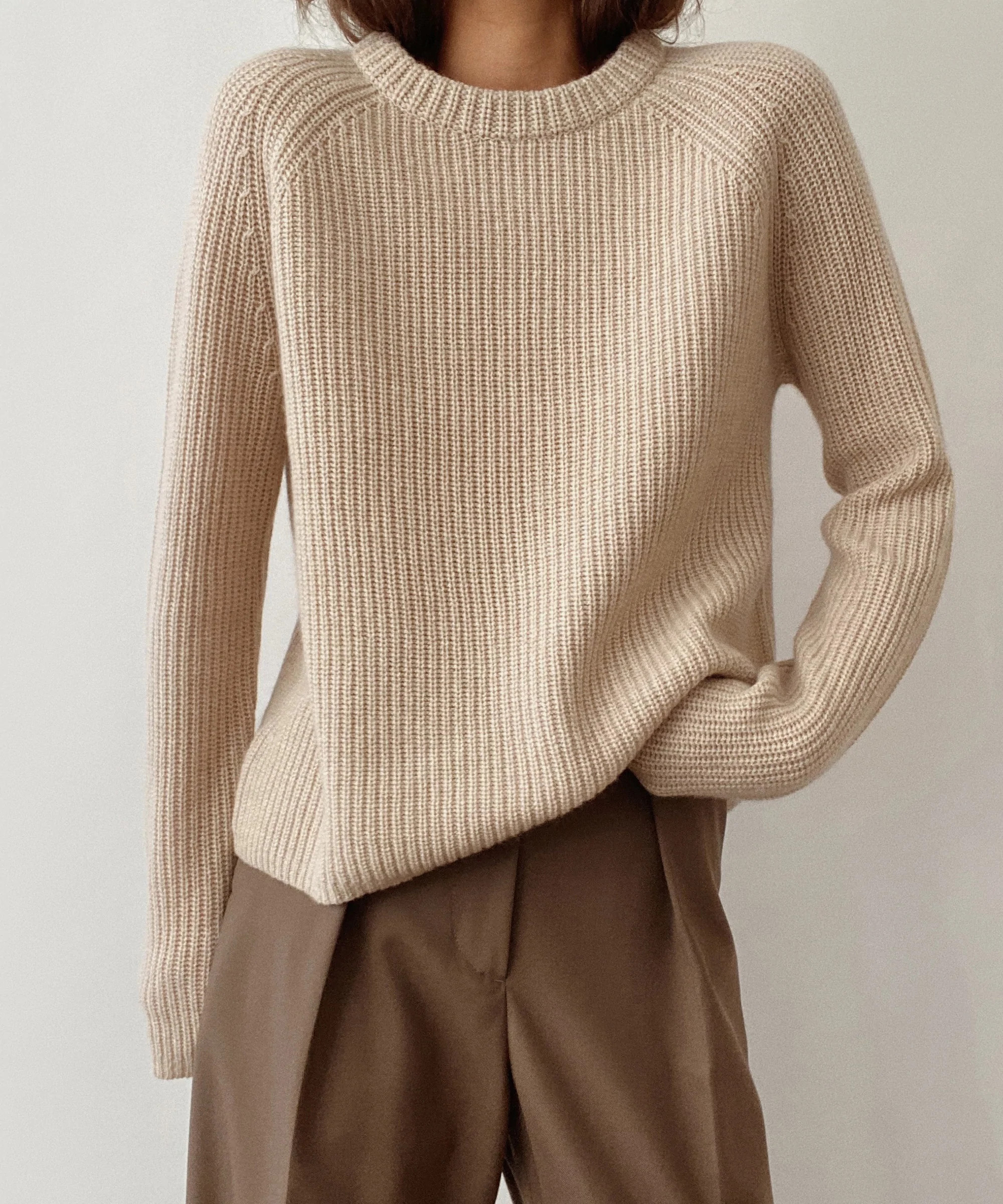 Cashmere Fisherman Sweater | Jenni Kayne