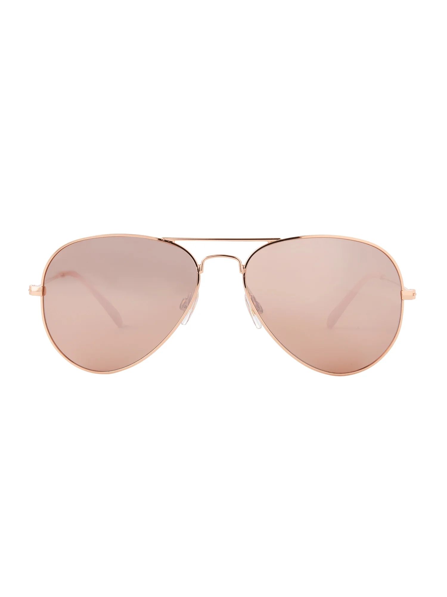 Time and Tru Women's Aviator Gold Sunglasses | Walmart (US)