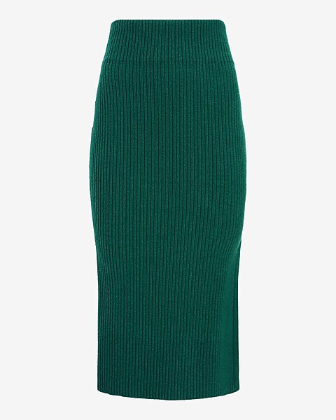 Ribbed Sweater Pencil Skirt | Express