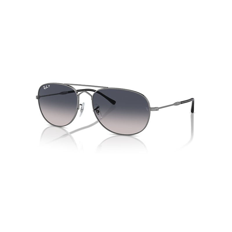 Ray-Ban Sunglasses Unisex Bain Bridge - Gunmetal Frame Blue Lenses Polarized 60-17 | Ray-Ban (EU)